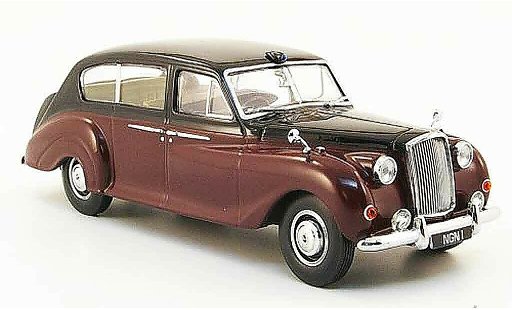 Austin Princess berline 1/43 Oxford rood zwart modelauto