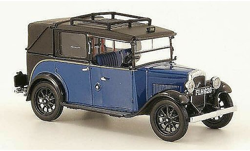 Austin Low Loader taxi 1/43 Oxford blauw/zwart (GB) modelauto