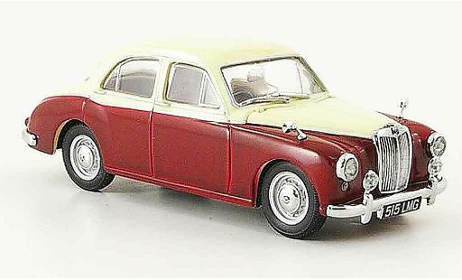 MG ZB Varitone 1/43 Oxford rood beige modelauto