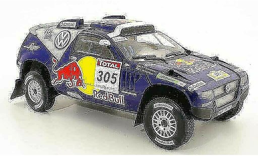 Volkswagen Touareg Dakar 1/18 Norev Race No.305 Red Bull Rally 2009 G.De Villiers / D.Von Zitzewitz modelauto