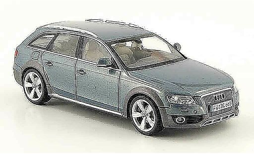 Audi A4 allroad 1/43 Schuco grijsblauw 2009 modelauto