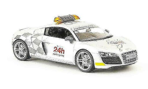 Audi R8 v10 1/43 Schuco 2009 Fuhrungsfahrzeug I 24h Nurburgring modelauto