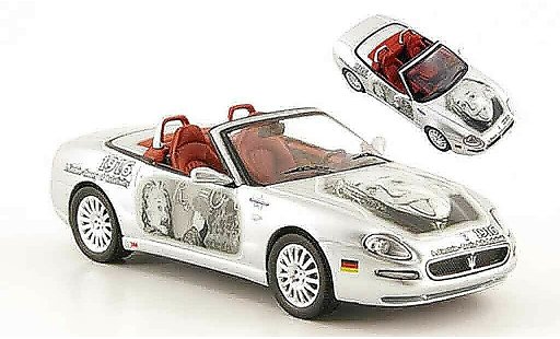 Maserati Cambiocorsa spyder 1/43 ixo albert einstein grijs metallic 2002 modelauto