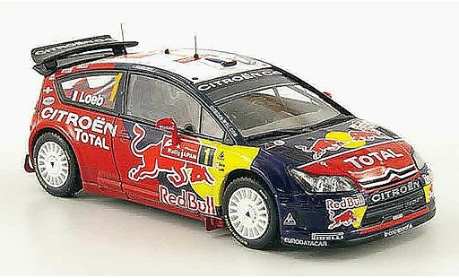 Citroen C4 WRC 2008 1/43 ixo no.1 red bull rallye japan modelauto