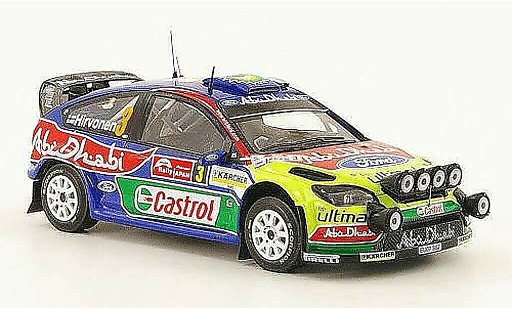 Ford Focus RS WRC 1/43 IXO 07 No.3 winnaar Rally Japan 2008 modelauto
