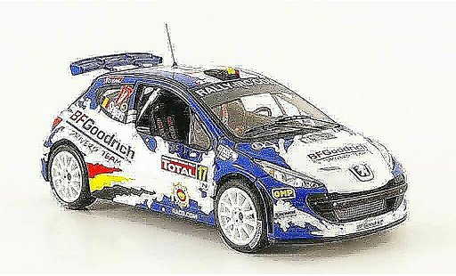 Peugeot 207 S2000 1/43 IXO no.17 bf goodrich rallye zypern 2008 modelauto
