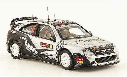 Citroen Xsara WRC 2009 1/43 ixo no.11 lunde 3. platz rallye zypern modelauto