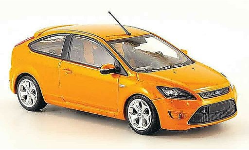 Ford Focus ST 1/43 Minichamps oranje 2008 modelauto