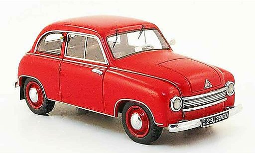 Lloyd LS 300 1/43 Neo rood 1951 modelauto