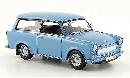 Trabant 601 Universal 1/43 IST Models blauw 1965 modelauto