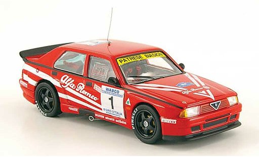 Alfa Romeo 75 turbo 1/43 M4 Evoluzione No.1 Giro d Italia 1988 Patrese / Biasion / Saviero modelauto