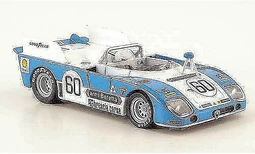 Alfa Romeo 33.3 tt3 1/43 M4 1973 TT No.60 24h Le Mans Facetti / Zeccoli modelauto