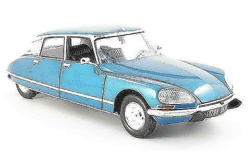 Citroen DS 23 1/18 Norev pallas blauw 1974 modelauto