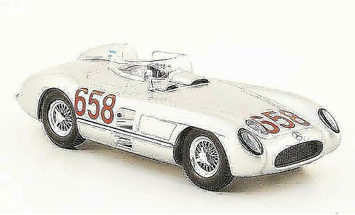 Mercedes 300 Base 1/43 Norev No.658 J.M. Fangio Mille Miglia 1955 modelauto