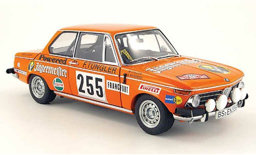 Bmw 2002 tii 1/18 Autoart no.255 jagermeister rallye monte carlo 1973 modelauto