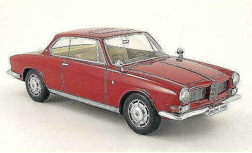 Bmw 3200 cs bertone 1/18 Neo rood 1961 modelauto
