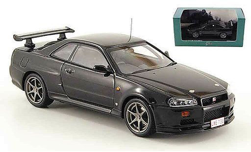 Nissan Skyline R34 1/43 Kyosho GT R Testfahrzeug Nurburgring modelauto