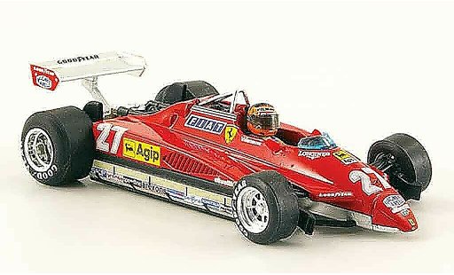 Ferrari 126 C2 1/43 Brumm turbo no.27 g.villeneuve gp san marino modelauto