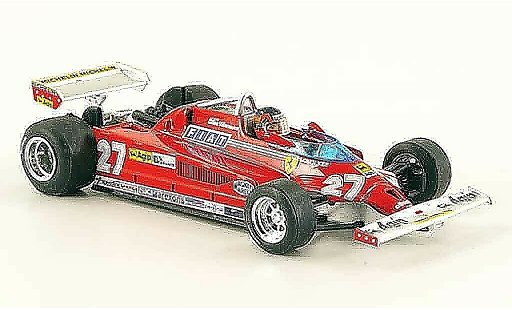 Ferrari 126 CK 1/43 Brumm turbo no.27 g.villeneuve gp italien modelauto
