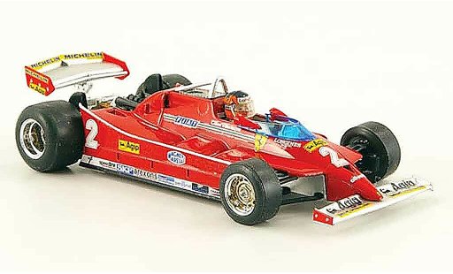 Ferrari 126 C 1/43 Brumm no.2 g.villeneuve test imola modelauto