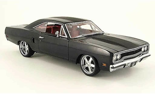 Plymouth Blackbird Base 1/18 GMP road runner zwart modelauto