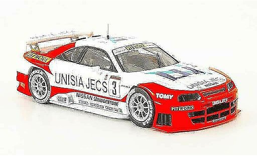 Nissan Skyline R33 1/43 Ebbro GTR No.3 Unisia Jecs JGTC 1998 modelauto