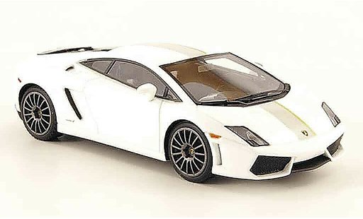 Lamborghini Gallardo LP550-2 1/43 Look Smart valentino balboni wit grijs modelauto