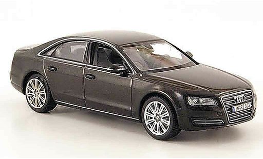 Audi A8 berline 1/43 Kyosho grijs 2010 modelauto
