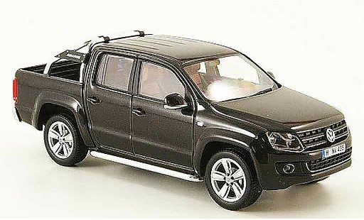 Volkswagen Amarok Base 1/43 Minichamps zwart 2010 modelauto