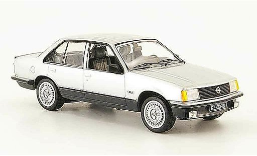 Opel Rekord E 1/43 Schuco sr grijs metallic zwart modelauto