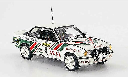 Opel Ascona B 400 1/43 Schuco no.4 akai sachs winter rallye 1981 modelauto