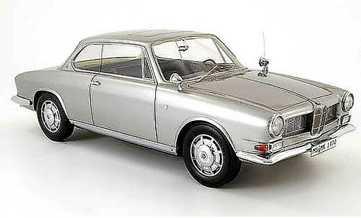 Bmw 3200 cs bertone 1/18 Neo coupe grijs modelauto