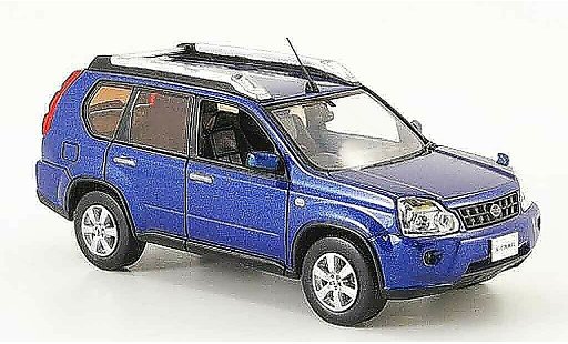 Nissan X Trail Base 1/43 J Collection blauw Rechtslenker 2008 modelauto