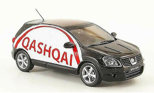 Nissan 350Z Base 1/43 J Collection JGTC Qashqai zwart Werbefahrzeug Linkslenker 2007 modelauto