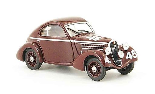 Fiat 508 CS Berlinetta 1/43 Starline Balilla Sedan No.45 Mille Miglia 1936 modelauto