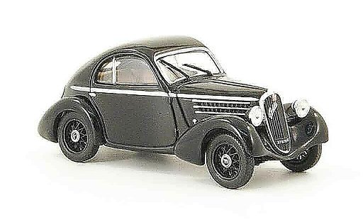 Fiat 508 CS Berlinetta 1/43 Starline Balilla Sedan zwart 1935 modelauto