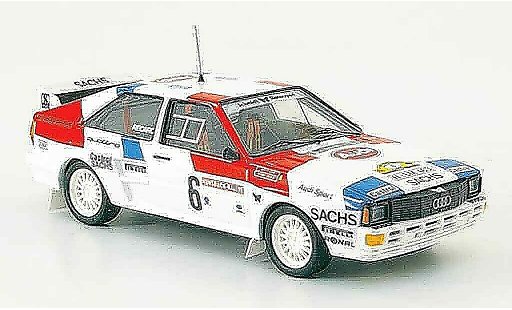 Audi Quattro rallye 1/43 Trofeu No.6 Duez Lux Rally Hunsruck 1985 modelauto