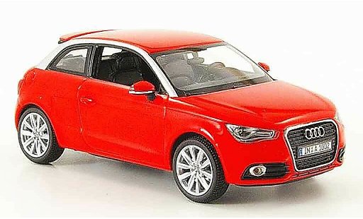 Audi A1 citadine 1/43 Kyosho rood 2010 modelauto