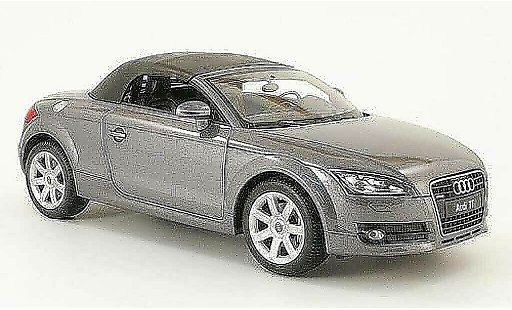 Audi TT roadster 1/18 Welly grijs avec capote modelauto