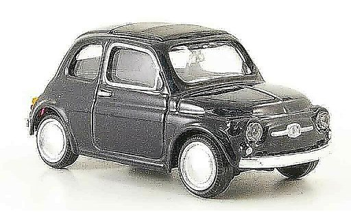 Fiat 500 Nuova 1/43 Mondo Motors zwart 1957 modelauto