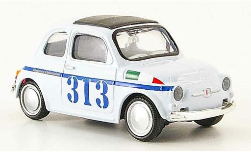 Fiat 500 Nuova 1/43 Mondo Motors No.313 grijs 1957 modelauto