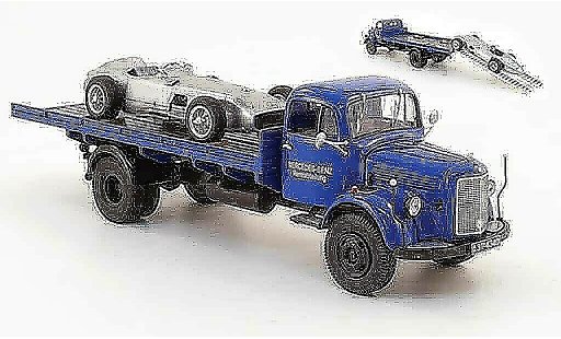 Mercedes L3500 Base 1/43 Premium Cls laadbak Benz Rennabteilung modelauto