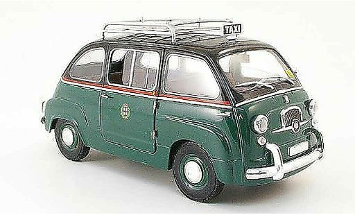 Fiat 600 Multipla 1/18 Mini Miniera taxi avec gepacktrager modelauto