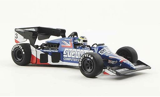 Tyrrell 012 1984 1/43 Minichamps Ford No.3 Systime S.Johansson GP Groot-Brittanni&Atilde;&laquo; modelauto
