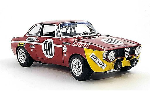 Alfa Romeo Giulia gt junior 1300 1/18 Minichamps GTA No.40 Picchi / Chassseuil 24h Paul Ricard 1971 modelauto