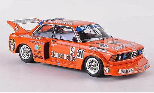 Bmw 320 Gr.5 1/43 Minichamps E21 i No.51 Jagermeister 6h Silverstone Peterson/Kelleners 1977 modelauto
