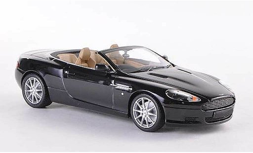 Aston Martin DB9 volante 1/43 Minichamps zwart 2009 modelauto