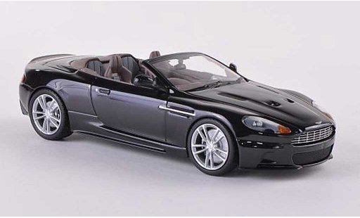 Aston Martin DB9 volante 1/43 Minichamps DBS zwart 2010 modelauto