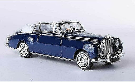 Bentley Continental cabriolet 1/43 Minichamps S2 blauw 1960 modelauto