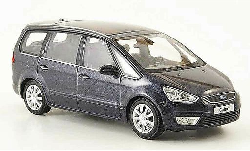 Ford Galaxy Berline 1/43 Minichamps grijs 2006 modelauto
